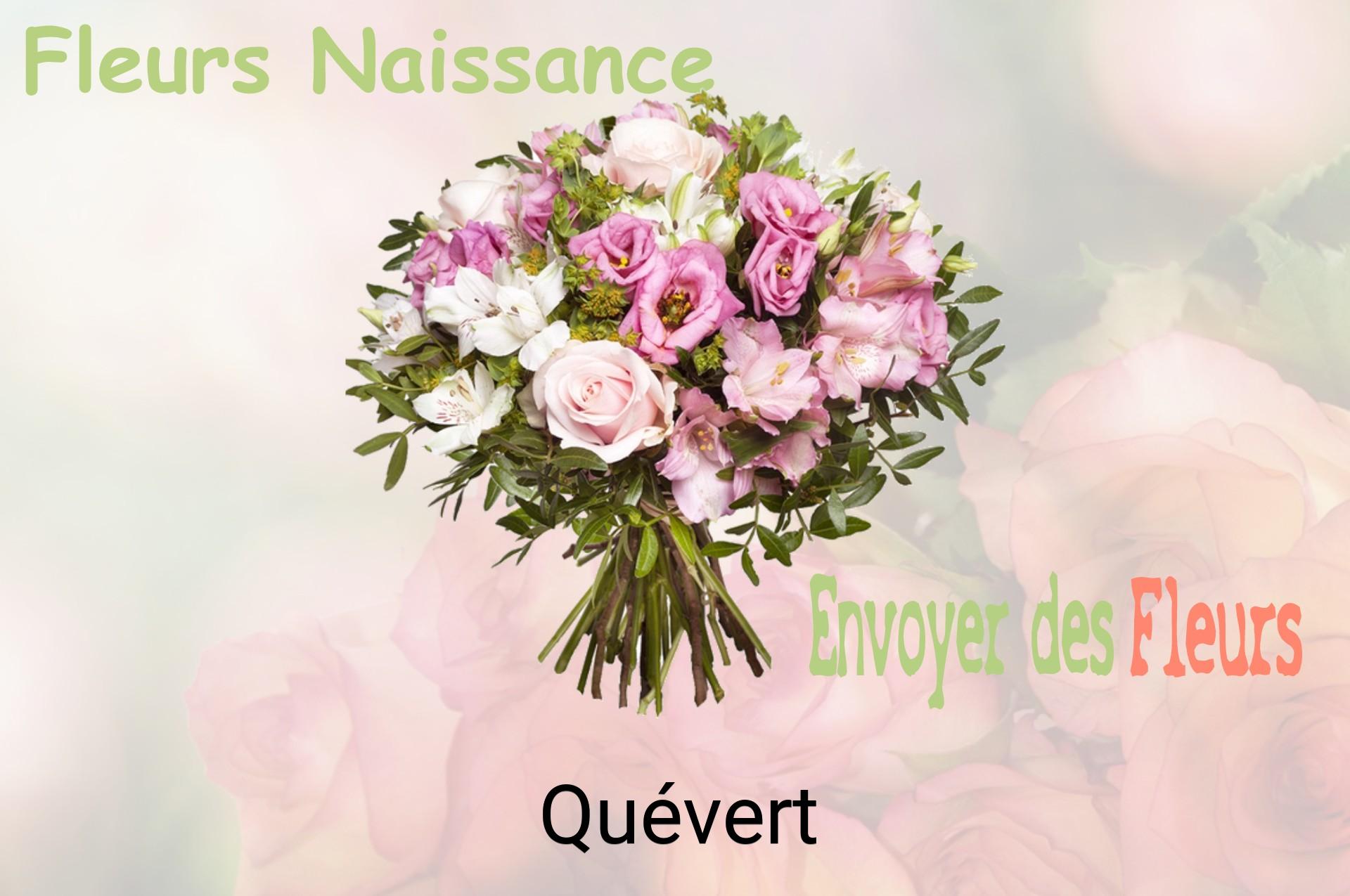 Bouquet de fleurs de naissance livré à Quévert